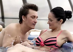 Handsome Stepdad Carefully Licks Pussy Before Shoving Rod Inside