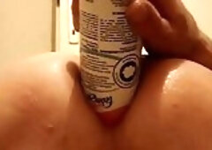 Crazy bottle deep insertion