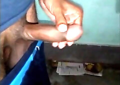 Pakistani dude flashing his gigantic chisel