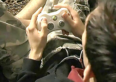 Strip Gaming For Horny Boys - Austin Parker And Jesse Jacobs