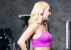 Hot blonde MILF Aaliyah Love gets hardcore with Ramon Nomar at the gym