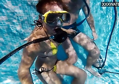 Radiant Polina's floating tits trailer