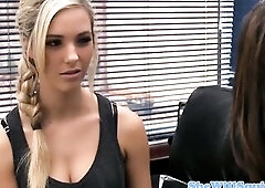 A Matter Of Joke squirting scene with british black pornstar Jasmine Webb