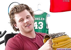 Breasty mother I'd like to fuck trainer Paris Lincoln bangs star player in her office