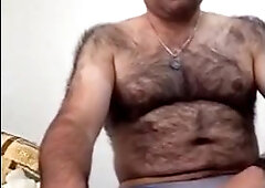 Str8 mustache married daddy play on bed 6