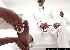 Logan Cross sucking Kristofer Westons big cock