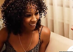 I'm solely in the States for 3 days, so I'm capitalizing on the opportunity to have Misty Stone for one night. That babe's a spitting i