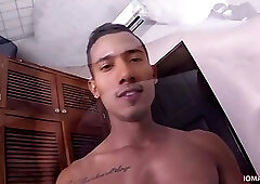 Latin Boy Marvin Beating His Meat