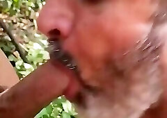 Big dick forest suck