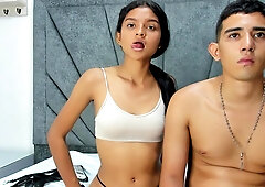 Seductive Indian beauty teases passionately in sensual lingerie play