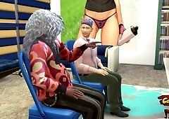 Faphouse, sissy high heels, gay office