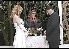 Sizzling hot ladyboy going from a wedding