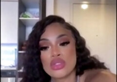 Cute curly brunette solo webcam masturbation