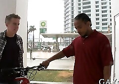 Taste of the monster cock