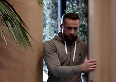 Tyler Berg and Ricky Blue fucking in the hallway