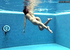 Female Dee Czech teenie marvelous underwater