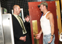 Random anal at the toilet for Steven Daigle and Cole Streets