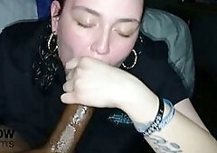 My maid let me cum in her throat after this babe seen my jock was large