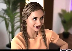 AI GENERATED ANIME - Alien Clone with Massive Futanari Knob Has Cumflation Anal Sex And Makes Earthling Squirt