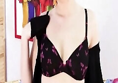Undressed Playgirl Slips Thick Red Sextoy Unfathomable Inside