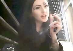 Kink, smoking cigarette, smokey mouths