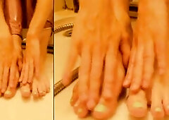 Hawt Soles Trailer BallbustingStacy Foot Fetish Messy Feet, Foot Washing, Oiled Feet Massage