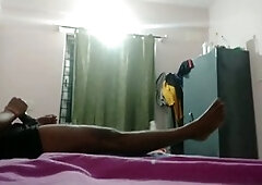 Indian hunk gets caught pleasuring himself