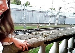 I couldn't resist and banged my girlfriend right at the teach station in public!