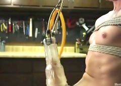 Gay Slave Is Milked Dry
