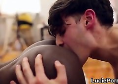 Apprentice girl-on-girl teenies get their taut babe pots slurped and railed - PornGem