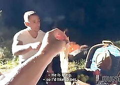 Hunt4k. hot czech teen chloe heart hopped on a huge hunter’s penis outdoors in front of her boyfriend