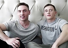 Two straight guys have gay sex for the first time