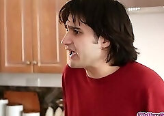 Andi Avalon offering to let her stepson ELias Cash creampie her