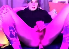 Cute blonde amateur webcam teen masturbating