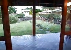 Busty brunette tranny gets dicked