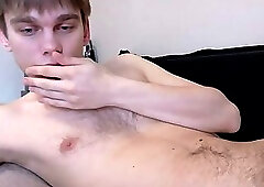 Young Guy Cumming and Spreading Ass