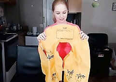 Inflating an Airplane Life Vest