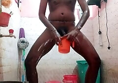 Amazing solo shower session