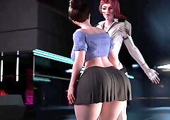 Lewdbox - Futas Emma Frost And Invis Woman Fuck Mei