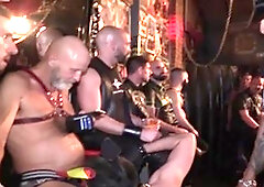 MachoFactory.com - Kinky slut fetish doggy fucks in the club