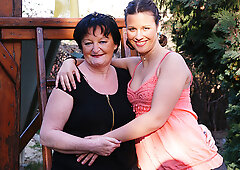 Naughty Old And Young Lesbians Have Fun - MatureNL