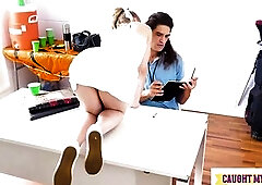 Bombshell Blond Golf Player Octavia Red Confesses Horny Craving for Coaches Hard Weenie