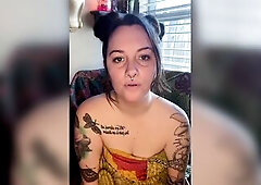 Smokin' whilst I touch myself feels so admirable