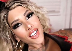 Hot Alt Nurse Kitana Montana Smokin' and Sucking Rod