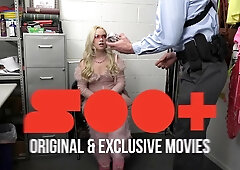 If the latin shoplifter lets lpo have his freeuse way with her, she can then walk free!