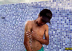 Married Cheating Husband With Endowed In The Pool