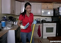 Big Tit Latina Maid Gets Fucked With Jasmine Caro
