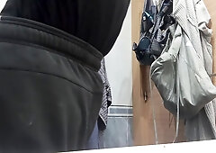 Boy Next Door - Getting Dressed After Coming Out Of The Shower, I Went To The Street With A Hard Cock And No Underwe