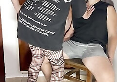 My stepmother does a striptease for me to turn me on.