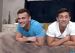 Big dick jock ass to mouth and creampie